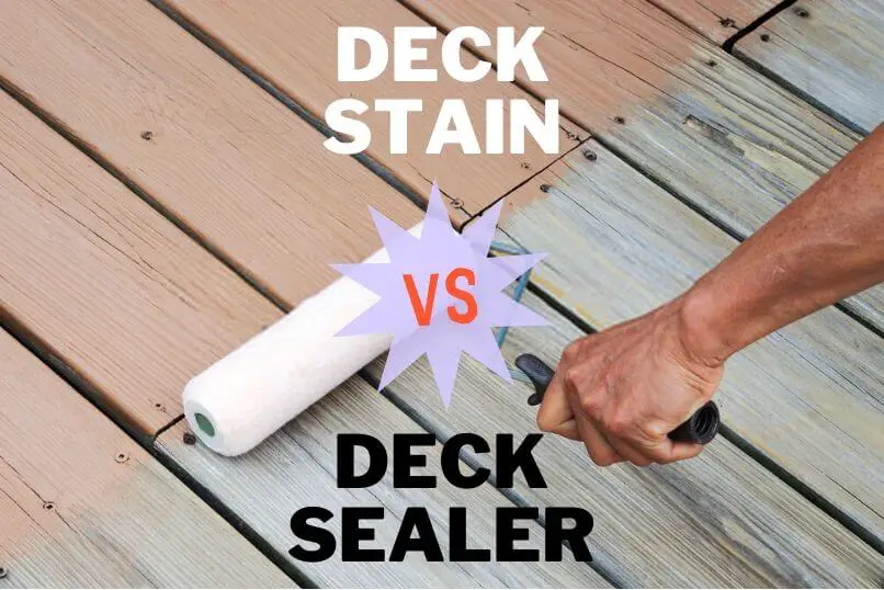 deck stain vs deck sealer