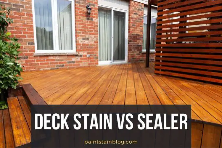 Deck Stain VS Sealer