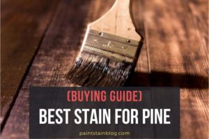 best stain for pine