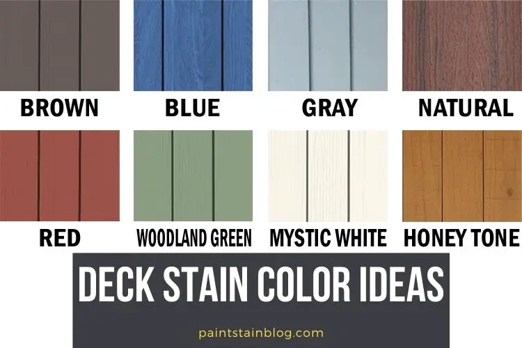 deck stain color ideas