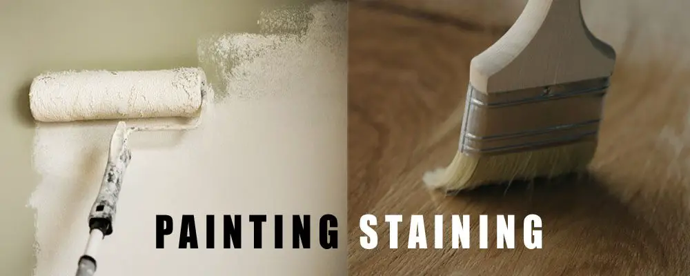 painting or staining cedar sidingg